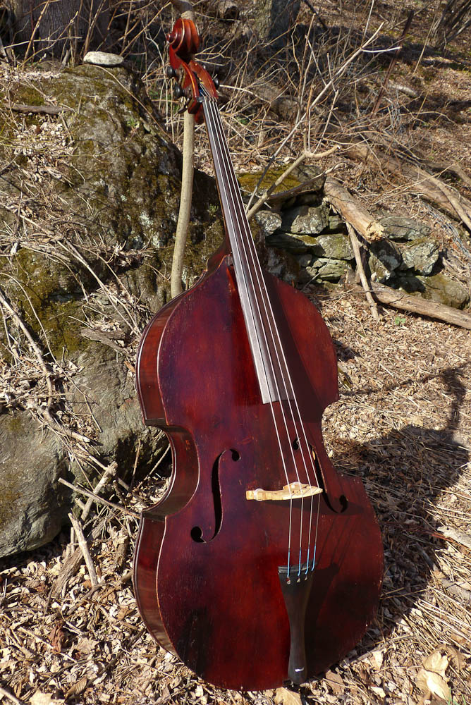 c.1935 Czech/German Laminate 3/4 Upright Bass