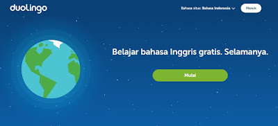 belajar bahasa asing gratis online duolingo