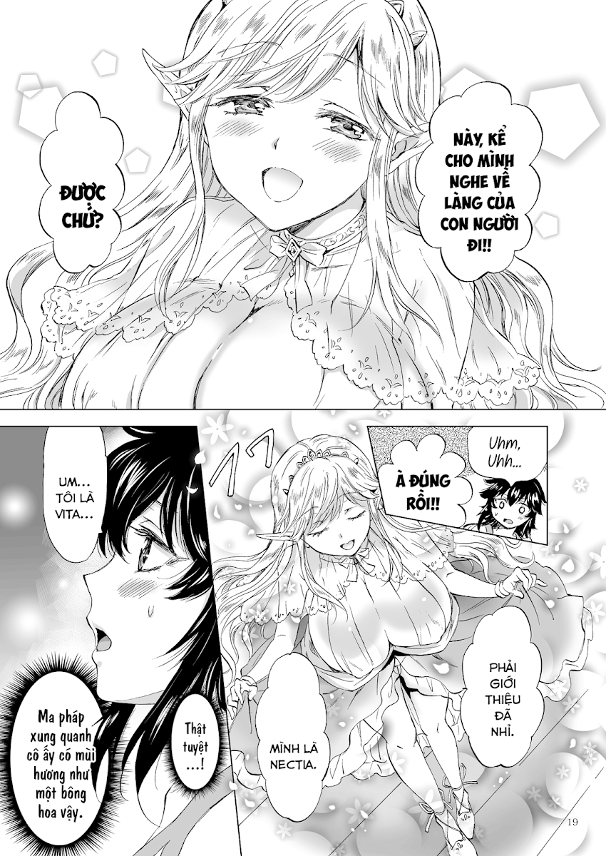 HentaiVN.net - Ảnh 20 - Tuyển tập Yuri Oneshot - Chap 126: Seinaru Chichi no Elf Hime