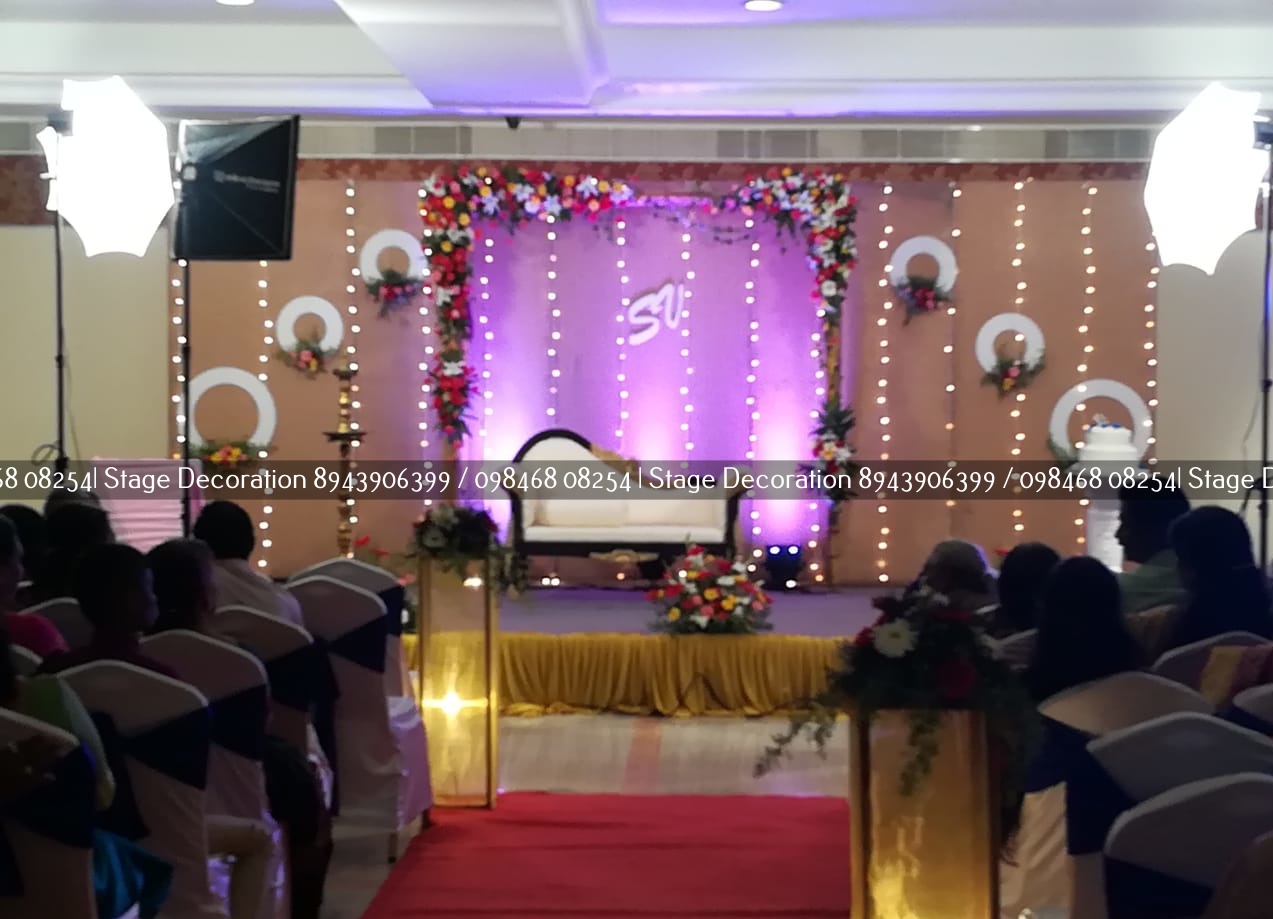 Simple Jute Wedding Stage Decoration Designs Kerala Wedding