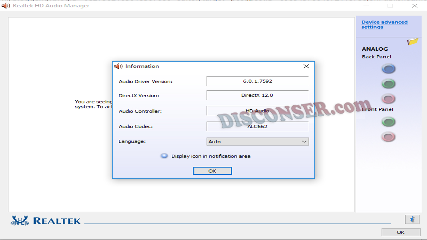 SCARICARE DRIVER REALTEK ALC880 ALC260 ALC861