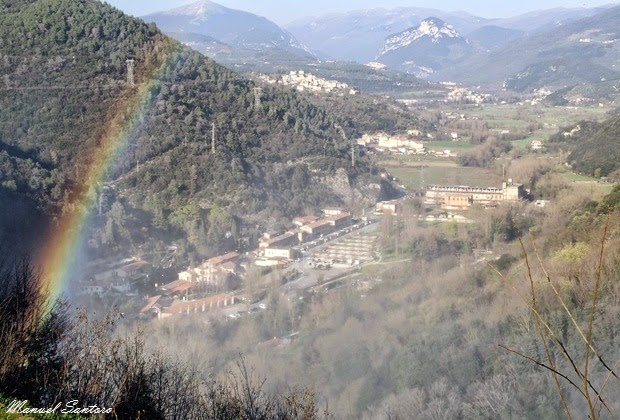 Vista dall'alto delle Cascate delle Marmore Vista dall'alto delle Cascate delle Marmore