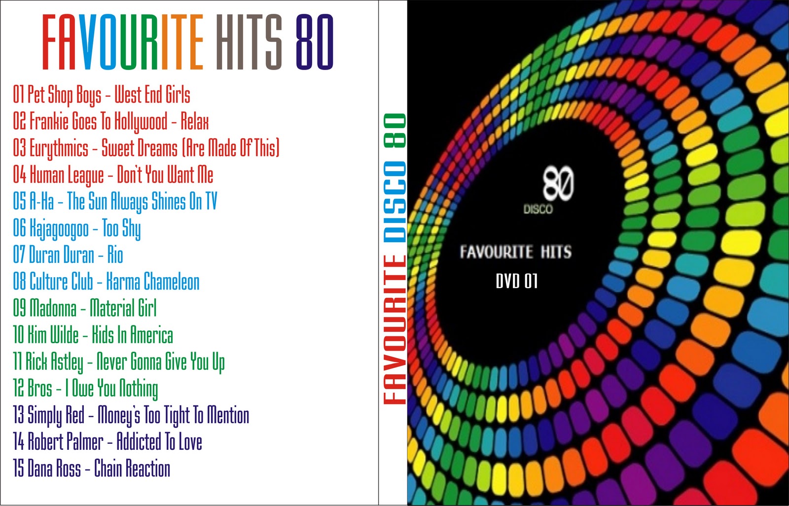 riodvdmusic: Favourite Hits 80 01