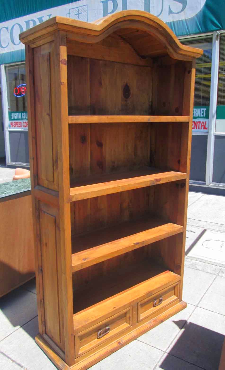 UHURU FURNITURE & COLLECTIBLES SOLD Mexican Pine Bookcase 145