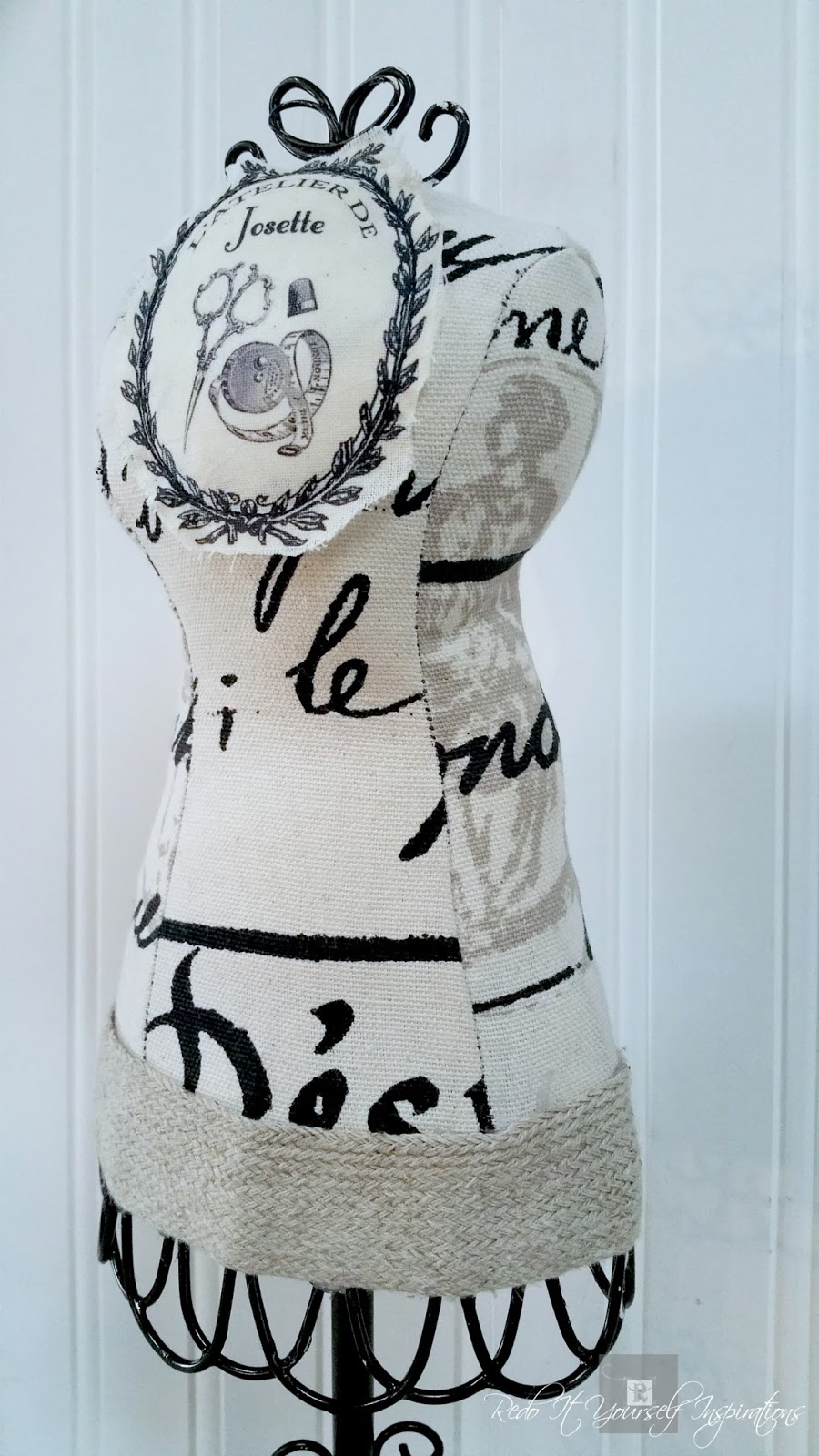 Easy DIY Dress Form Pin Cushion Redo It Yourself Inspirations Easy