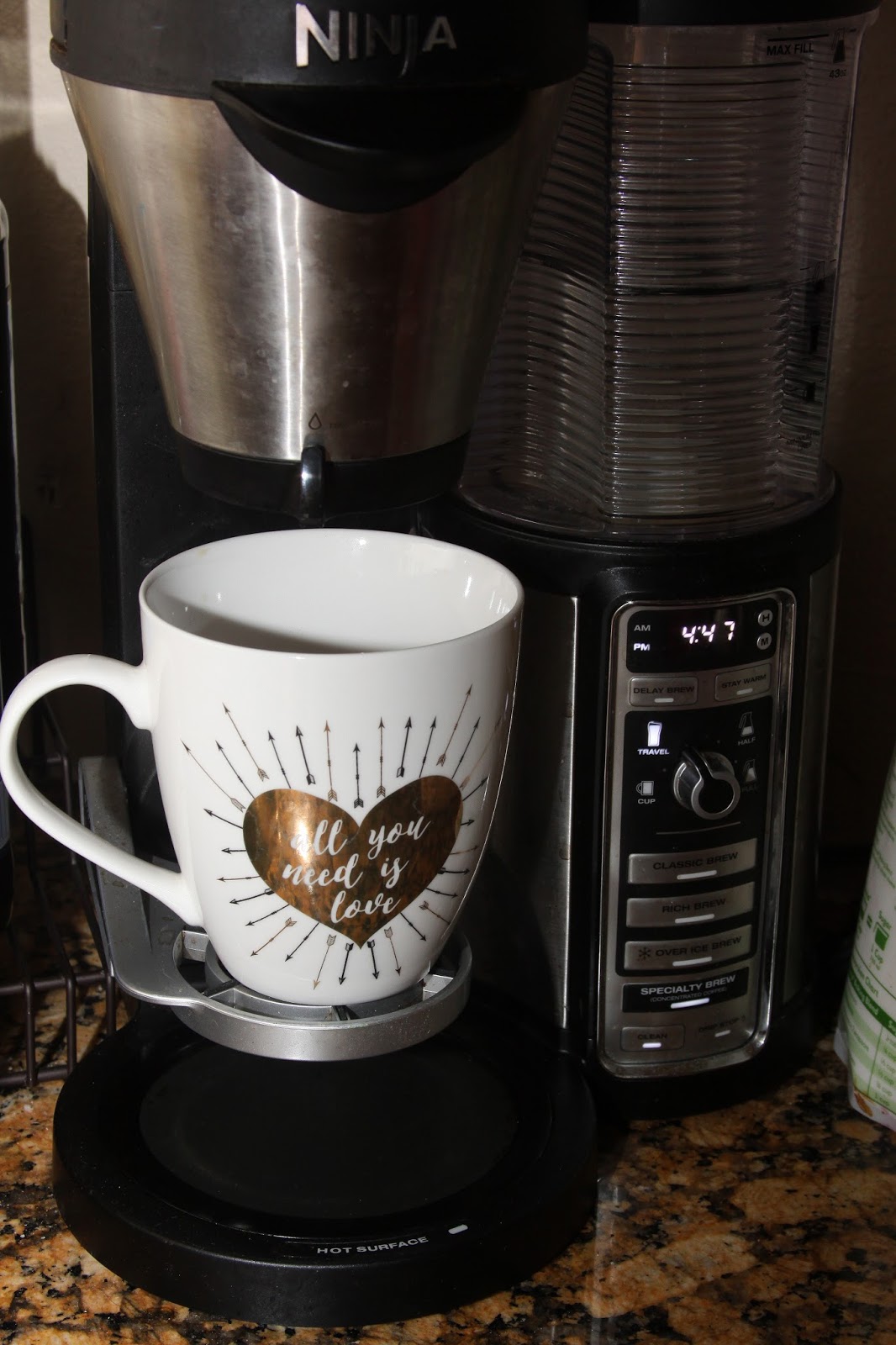 For the Love of Food Mardi Gras King Cake Latte