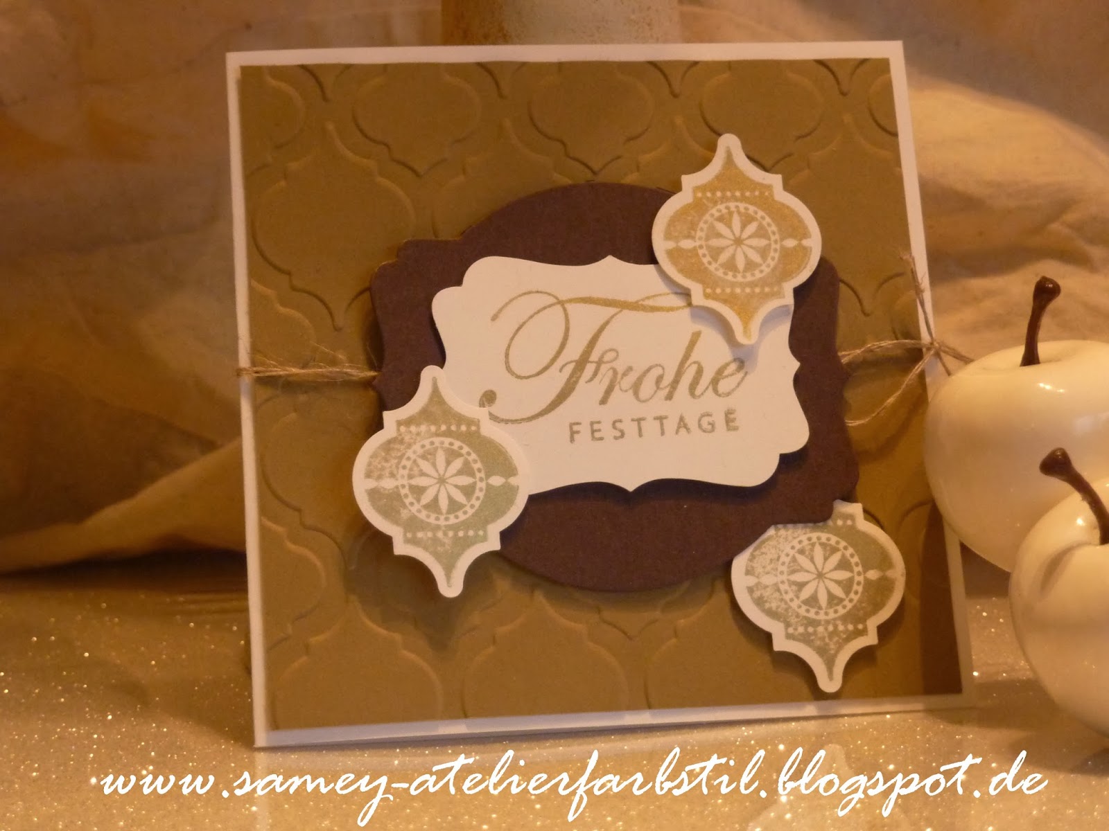 Samey Atelier Farbstil: ♠♠♠ Stilvolle Weihnachtskarten ♠♠♠