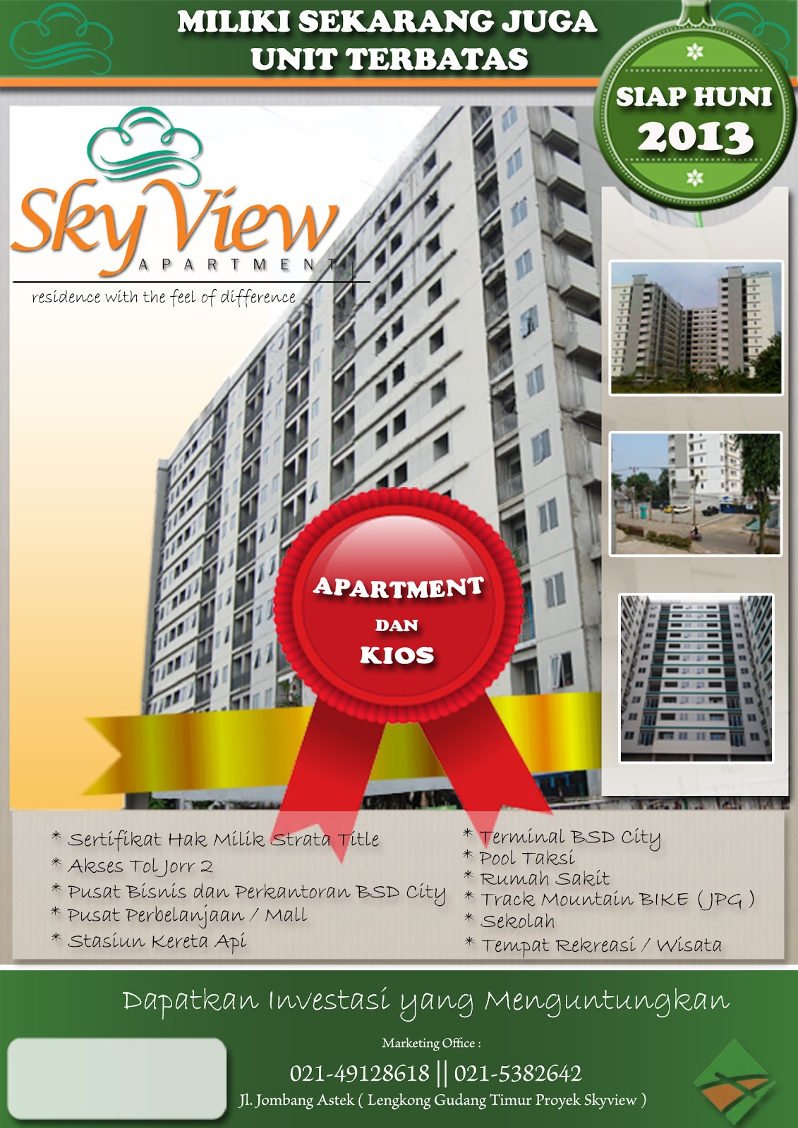 Sky View Apartment Serpong