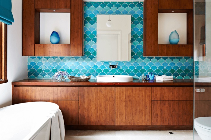 çini fayanslı banyo duvar örneği çini fayanslı banyo duvar örneği