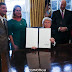 US President Donald Trump on Friday signed an executive order to overhaul regulations on the financial system