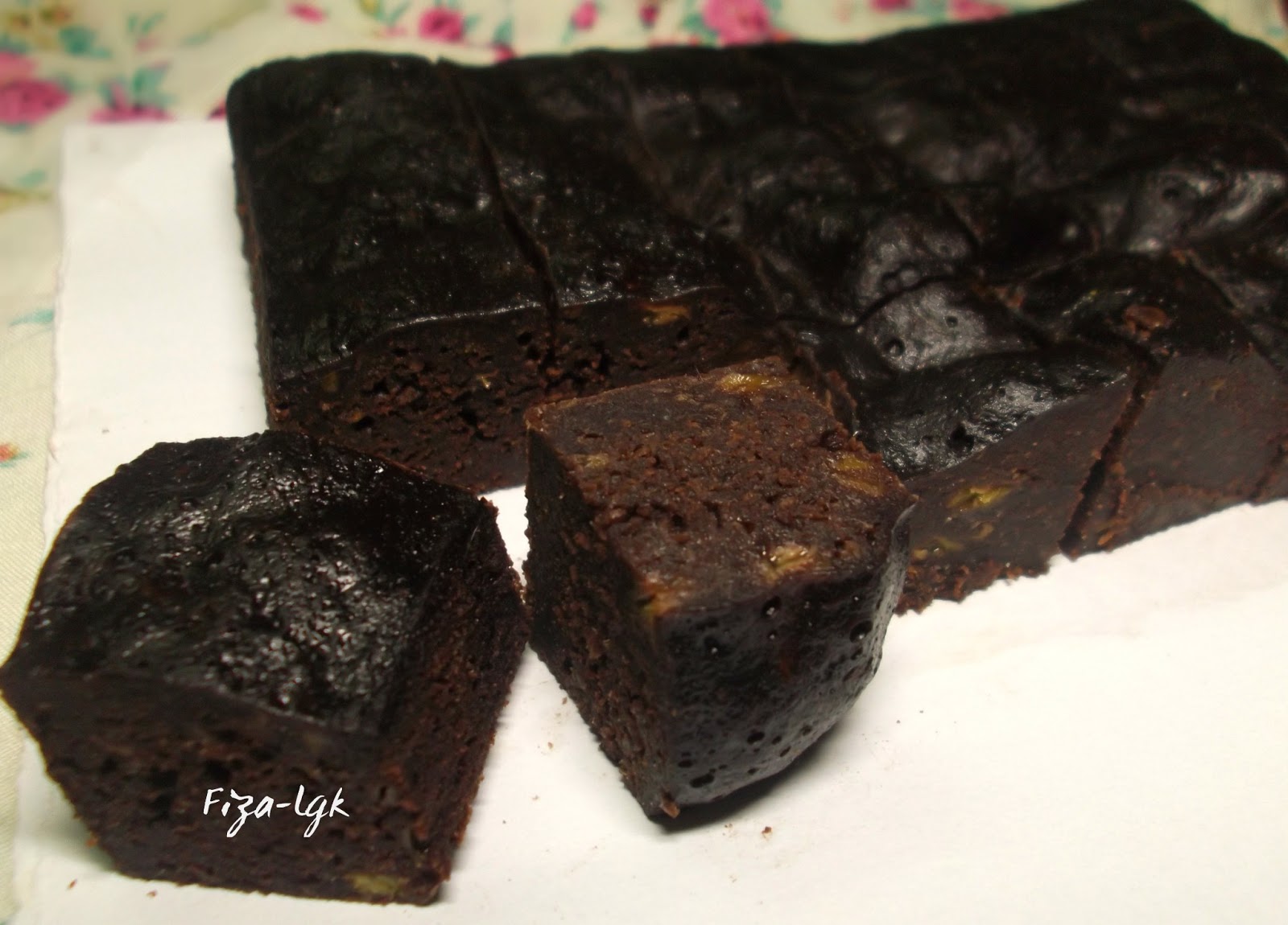 BROWNIES PISANG KUKUS Fiza's Cooking