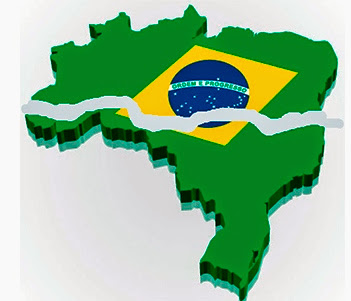 Resultado de imagem para brasil dividido