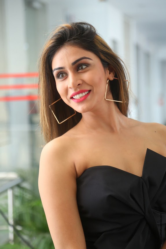 Myra Sareen at Officer movie Press Meet