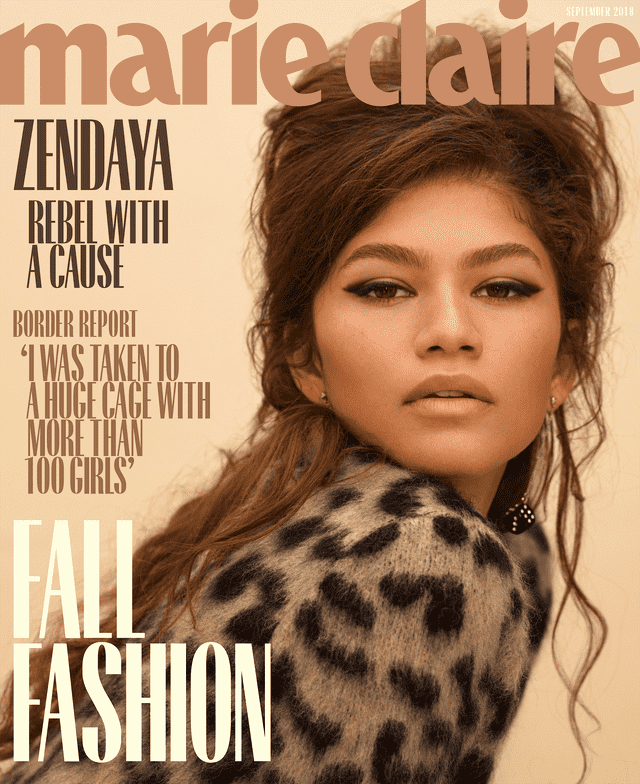 Zendaya For Marie Claire's September Issue!