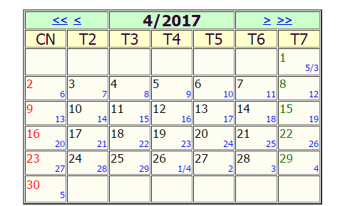 Lịch Nghỉ Lễ 30 Tháng 4 Năm 2017 Mấy Ngày 1 5 Lịch Nghỉ Tết Đinh Dậu 2017 Thiết Kế Nội Thất Chung Cư Căn Hộ