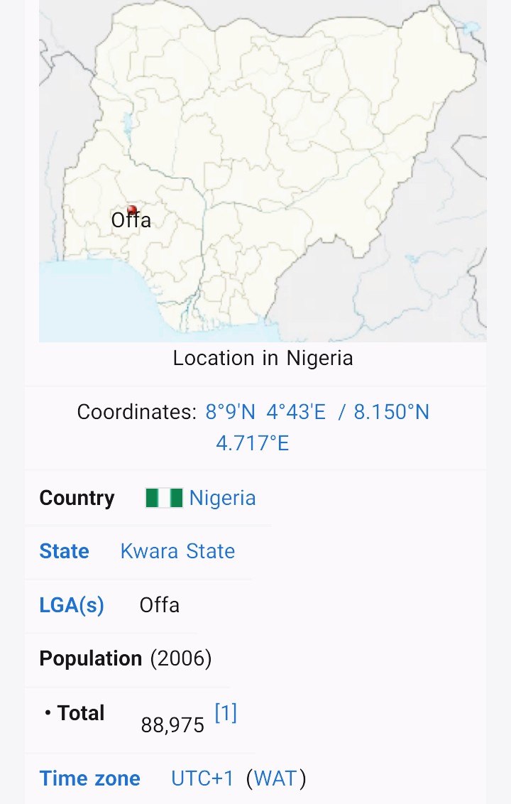 LEARN MORE ABOUT OFFA KWARA STATE NIGERIA