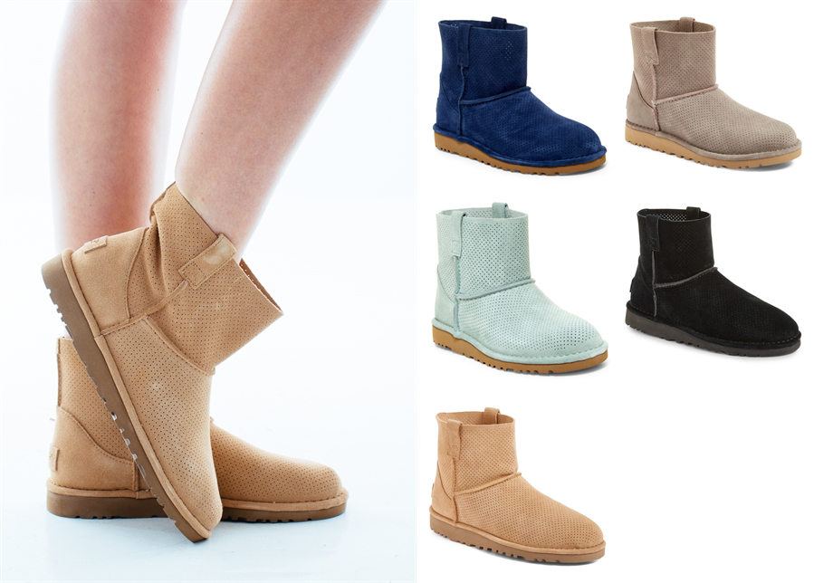 perforated ugg boots.