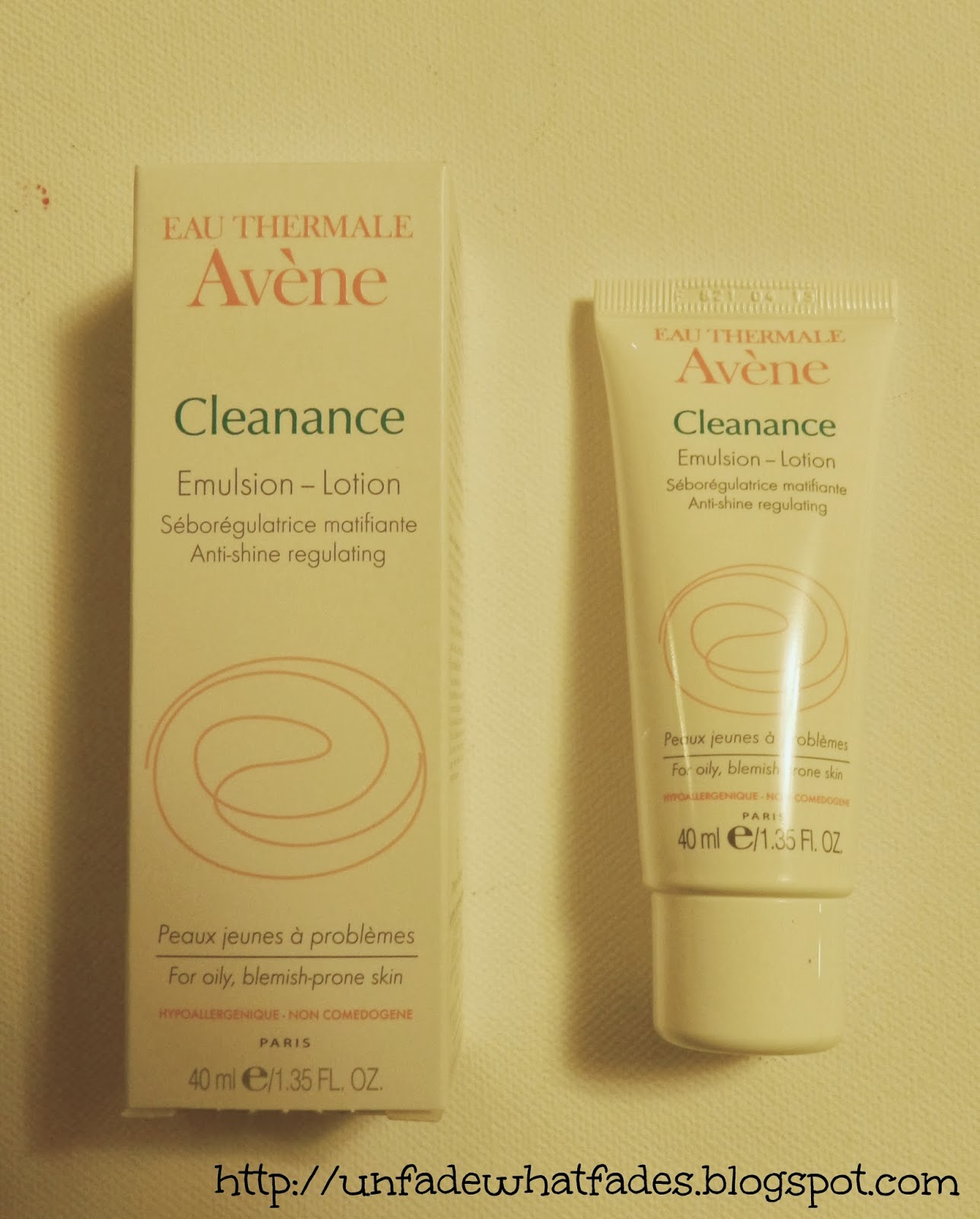 Unfade what fades Avene Cleanance Lotion review