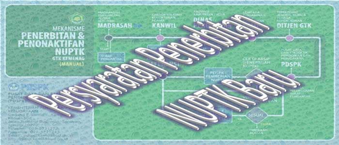 Persyaratan Pengajuan NUPTK Baru Terkini Persyaratan Pengajuan NUPTK Baru Terkini
