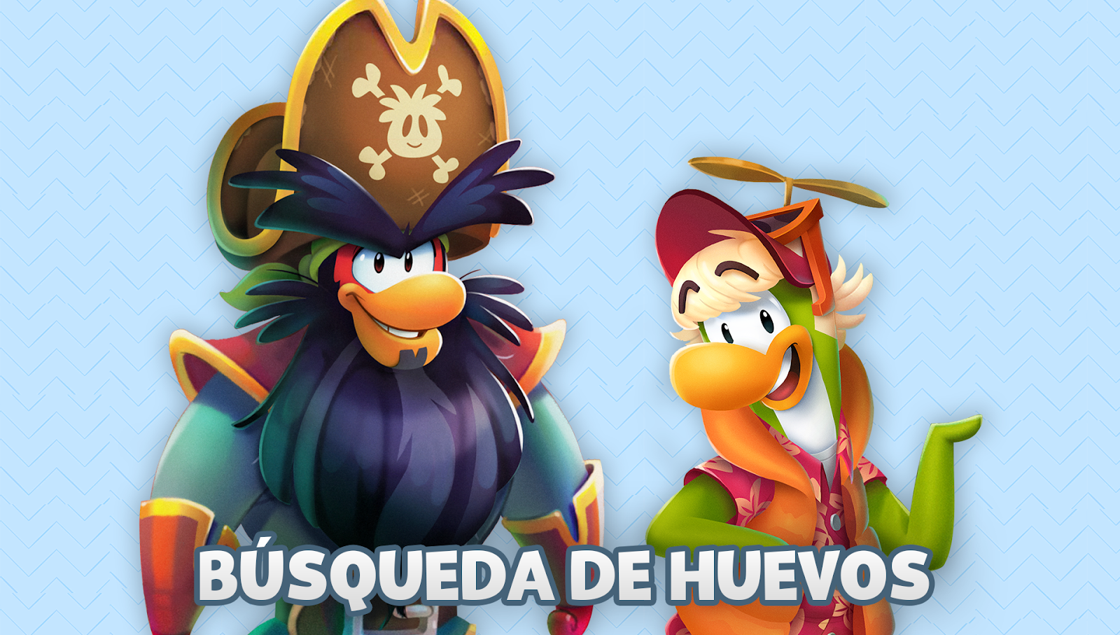 Búsqueda de huevos de pascua: Rockhopper y Rookie