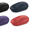 Microsoft Wireless Mobile Mouse 1850, Bodi Warna-warni, Pas di Tangan