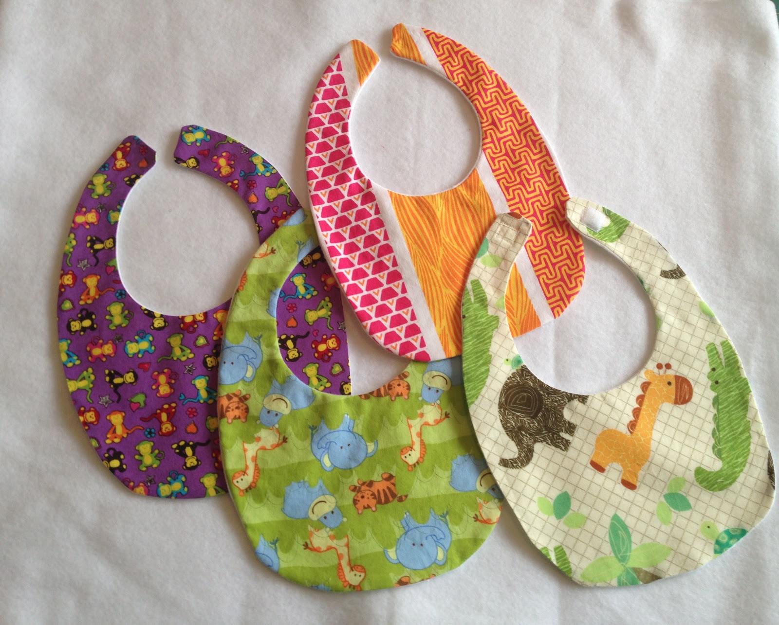 Sew Crafty Chemist: Finished Items: Baby Bibs and Burp Cloths