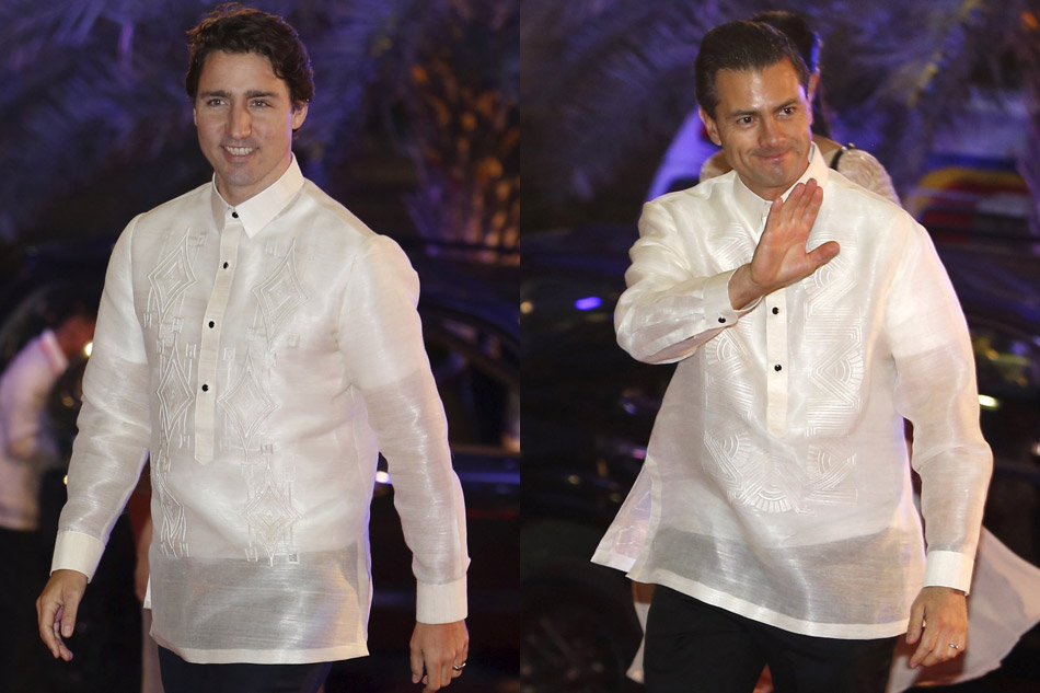 Canadian Prime Minister Justin Trudeau and Mexican President Enrique Peña Nieto