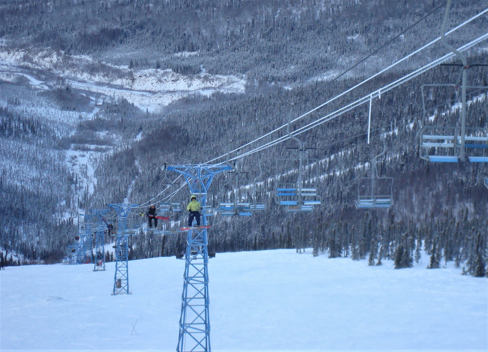 Snowboard and downhill Ski in Fairbanks