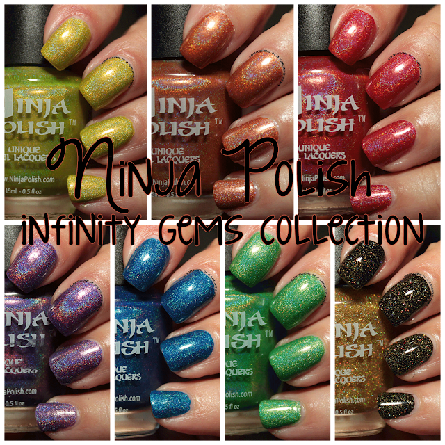 Ninja Polish Infinity Gems Swatches and Review