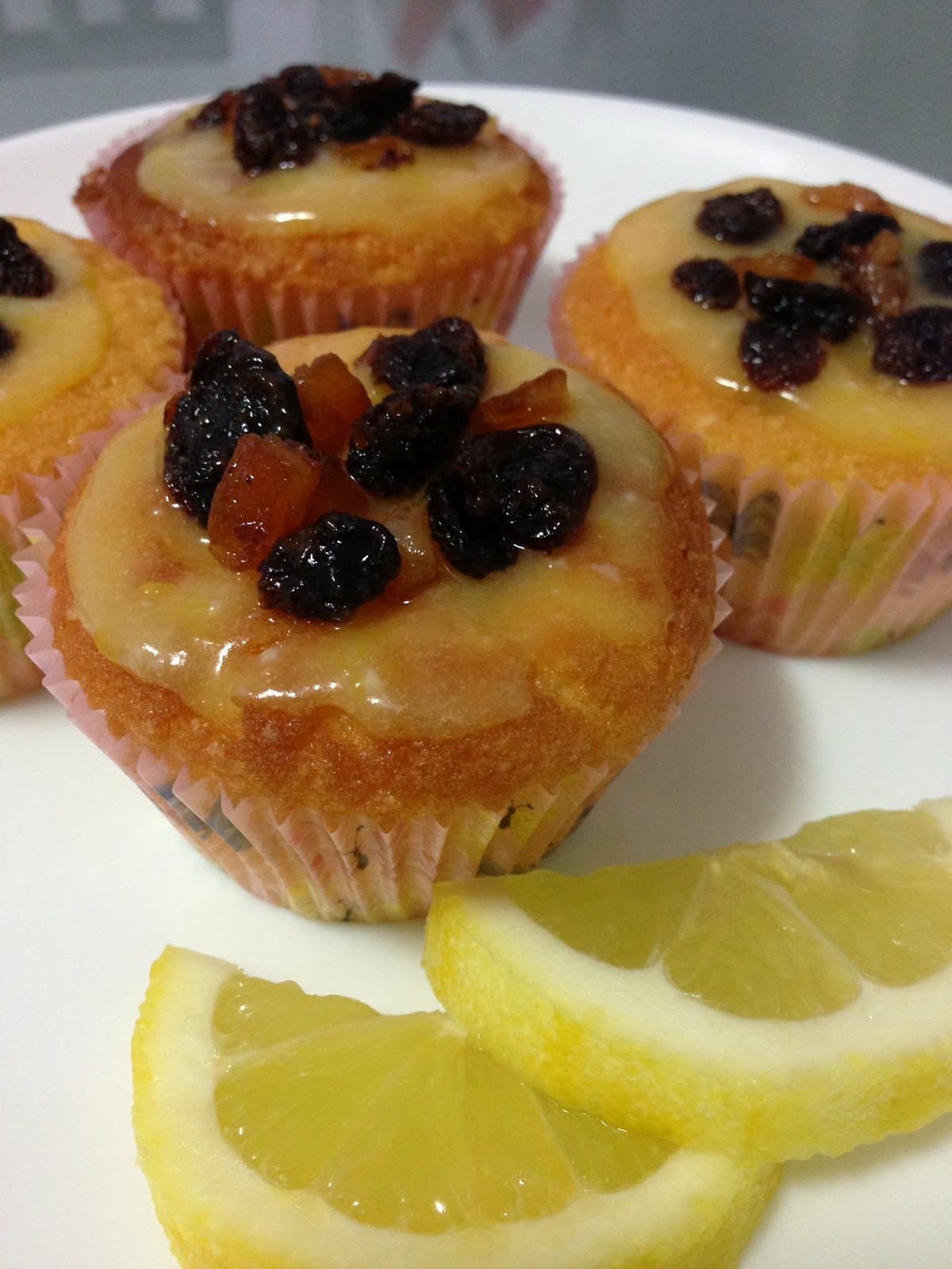 Culinary Lemon Cupcakes with Dried Fruits by Lily Chua