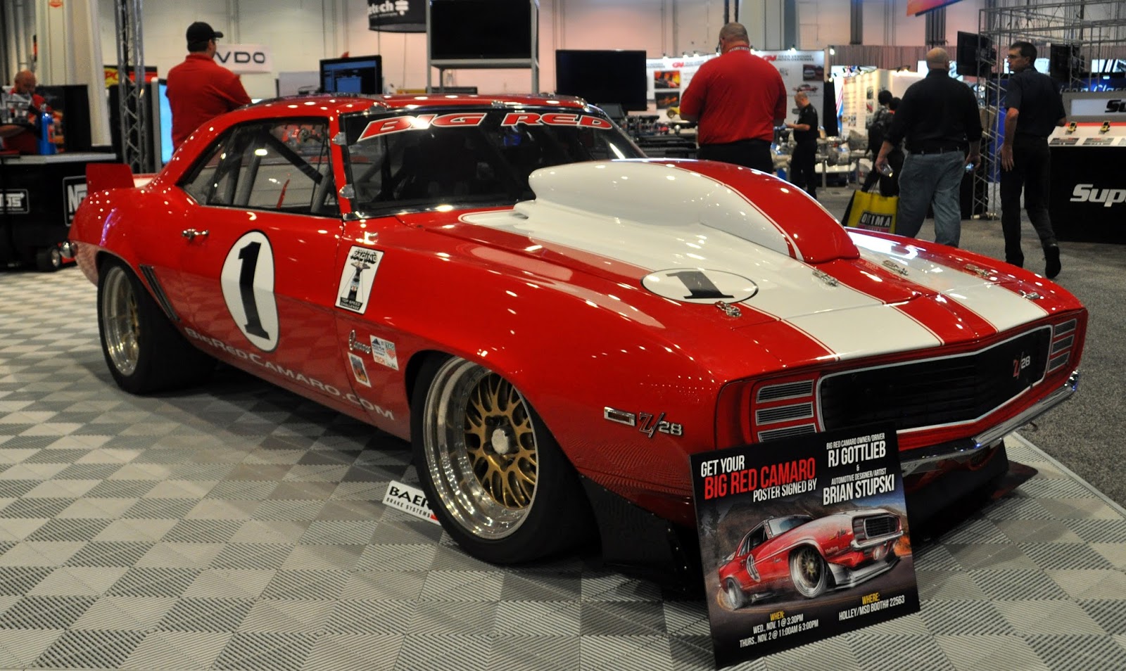 camaro with big wheels