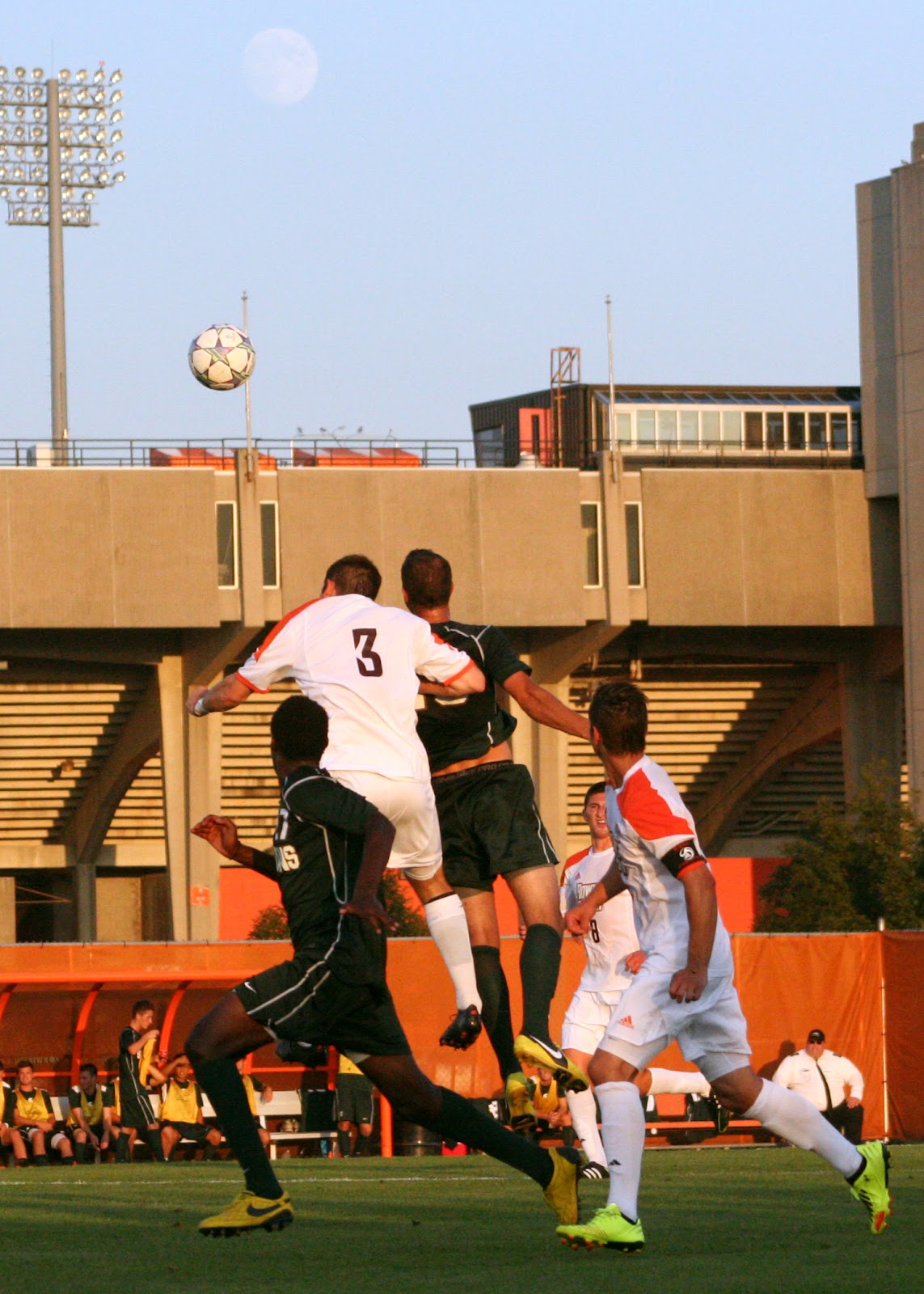 Blue Moon (almost) over BGSU men's soccer game [Stellar Neophyte