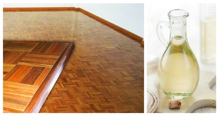 limpar piso de madeira com vinagre
