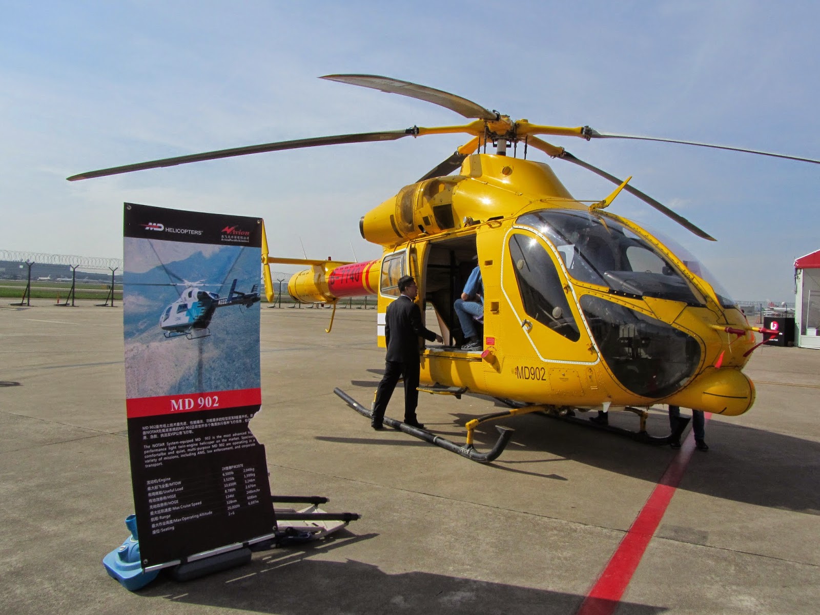 MD Helicopters  na ABACE 2014 em Xangai