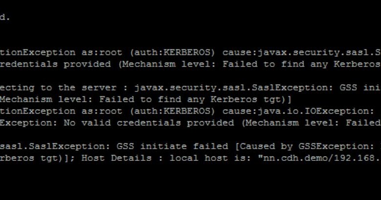Cloudera Security - Kerberos Installation & Configuration