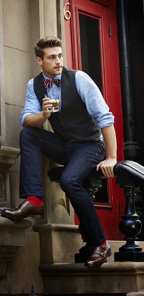 DeaTwilightZone - meia colorida com calça jeans DeaTwilightZone - homens e moda