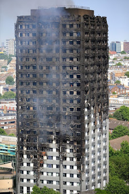 Grenfell Tower Grenfell Tower burnt-out image