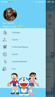 BBM MOD Doraemon Jelly Bean Screenshot BBM MOD Doraemon Jelly Bean Screenshot