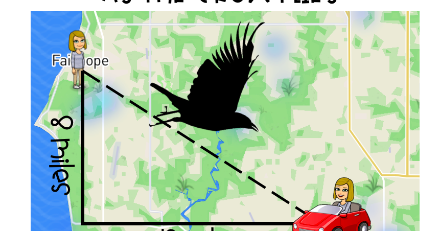 Crow Flies Distance Calculator Distance Using Pythagorean Theorem And Crows | No. 2 Pencils