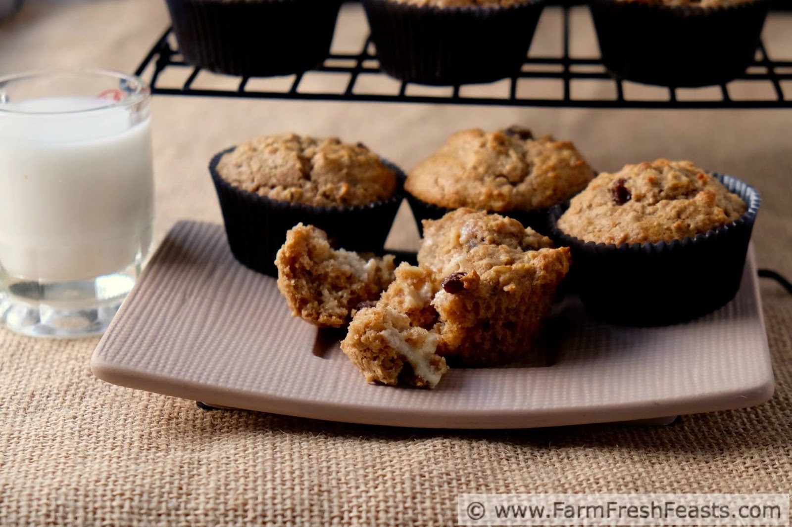 Farm Fresh Feasts Oatmeal Raisin Cookie Butter Muffins MuffinMonday