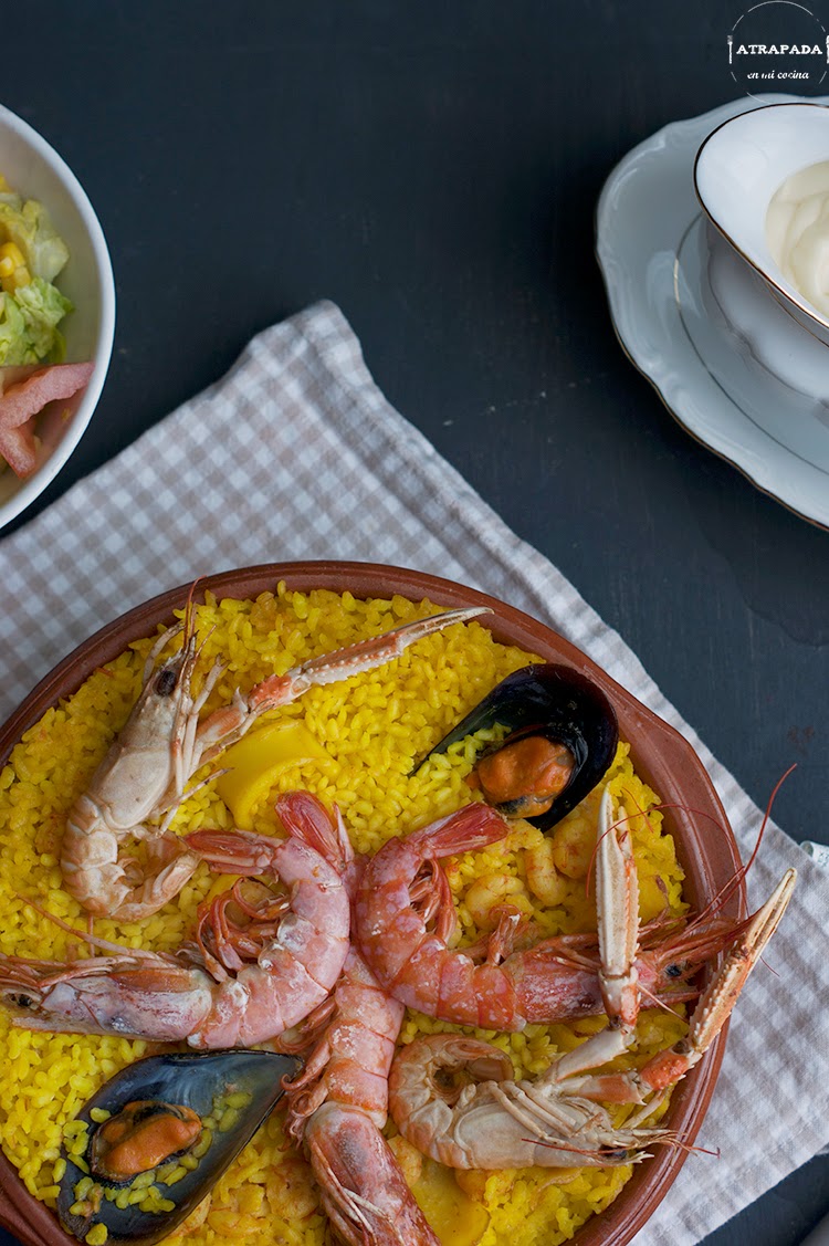 Arroz Al Horno Con Marisco Atrapada En Mi Cocina