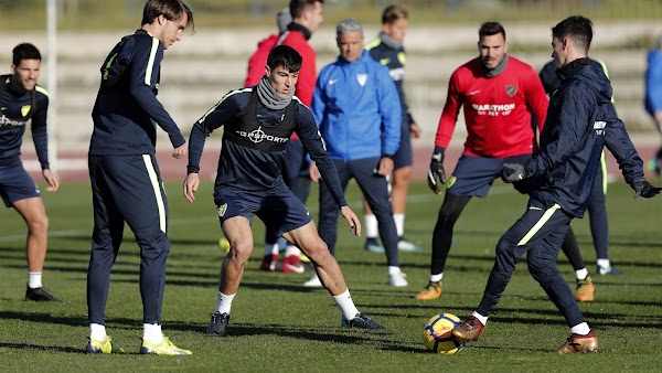 Málaga, tres jugadores fueron baja esta mañana en el entrenamiento