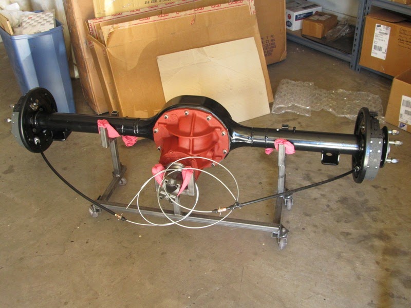 Rear Axle cleaning, painting, and reassembly