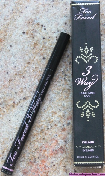 Too Faced 3 Way Lash Lining Tool review, swatches, photos