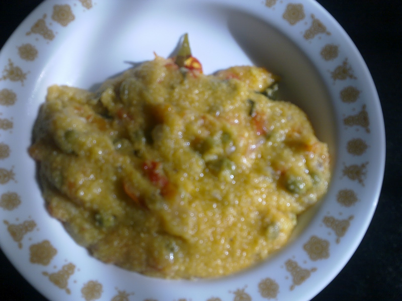 Prabhasekar Corn Rava Kichadi