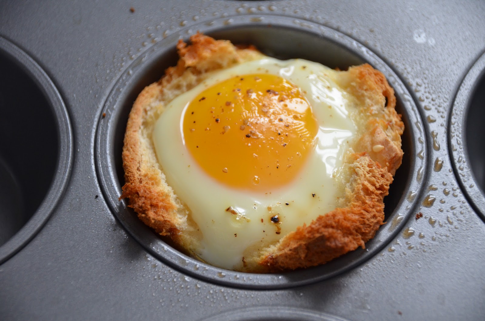 Breakfast Recipe Easy Egg And Toast Cups Thrifty Jinxy
