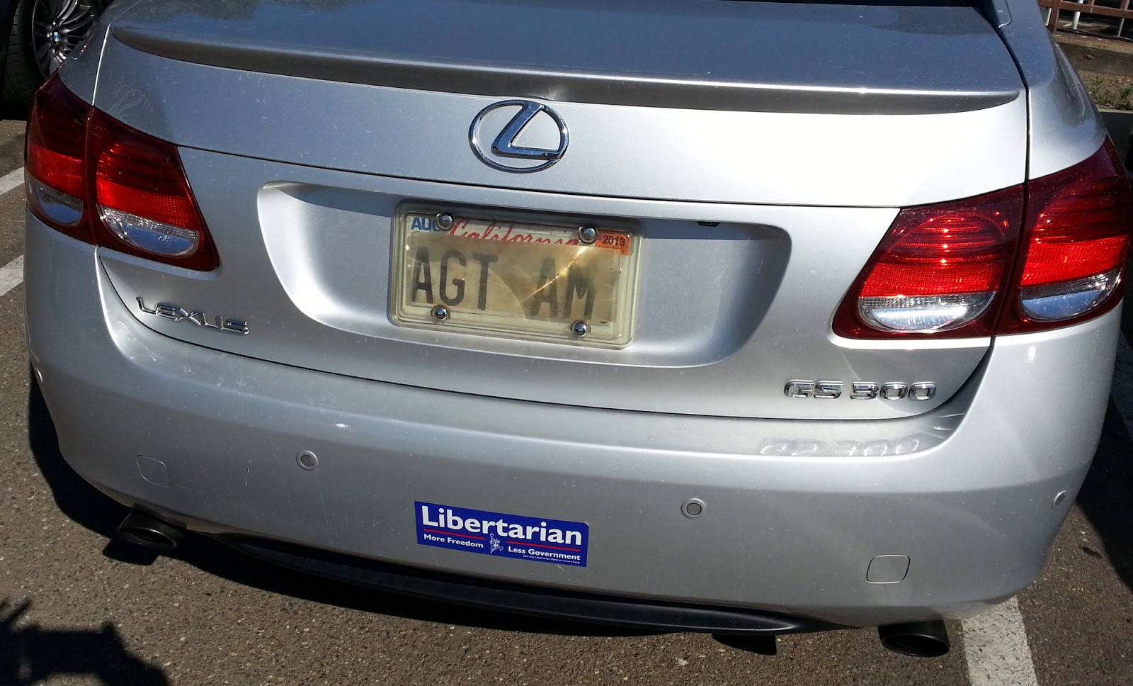 Just A Car Guy First illegal license plate cover I've found, these