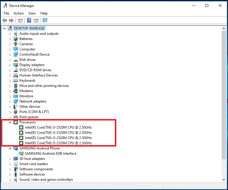 Tutorials Find Out How Many Logical Processors A Computer Has Using Device