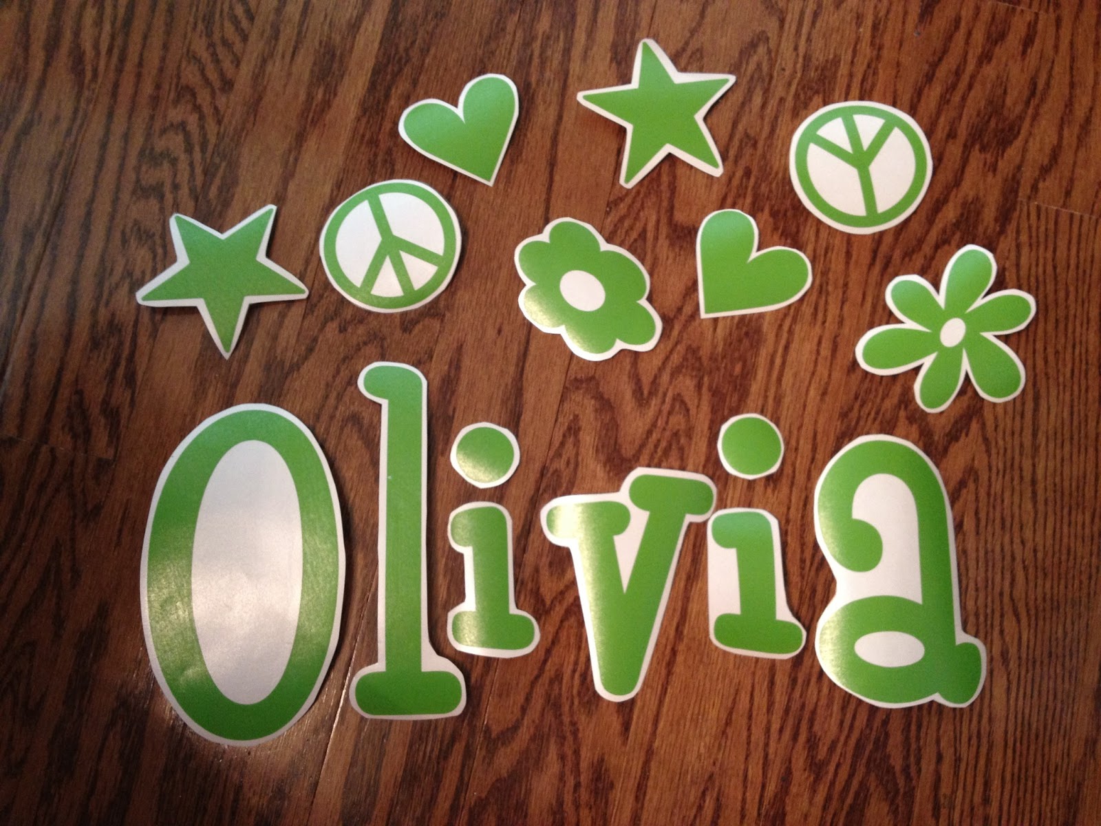 Cleverly Creative Girl Camp Trunk Lettering Get your names here!