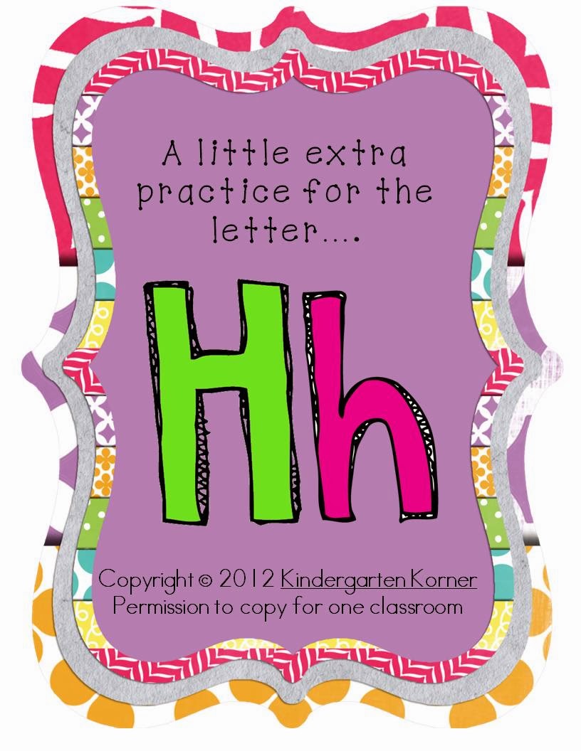 http://www.teacherspayteachers.com/Product/Letter-Hh-Practice-RTI-462119